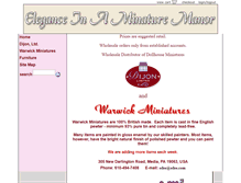 Tablet Screenshot of miniaturemanor.com